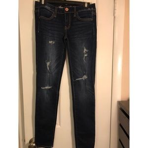 American Eagle Distressed Stretch Jeggings size 4